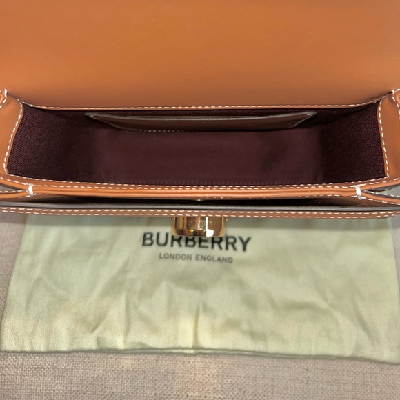 Burberry Elizabeth Check Crossbody Bag - Picture 8 of 12